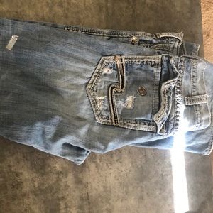 36/34 silver jeans zac fit